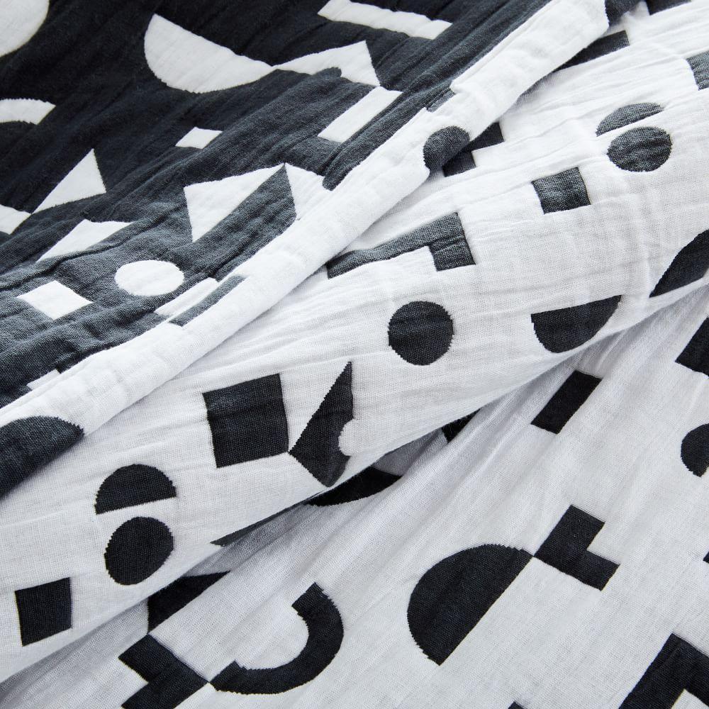Margo Selby Mix Geo Blanket west elm United Kingdom
